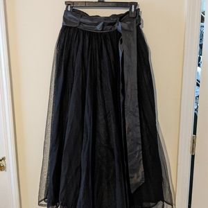 Black Tulle Ballerina Skirt